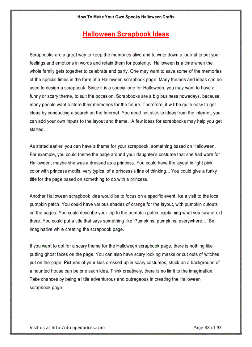 image for page How To Make Halloween Crafts