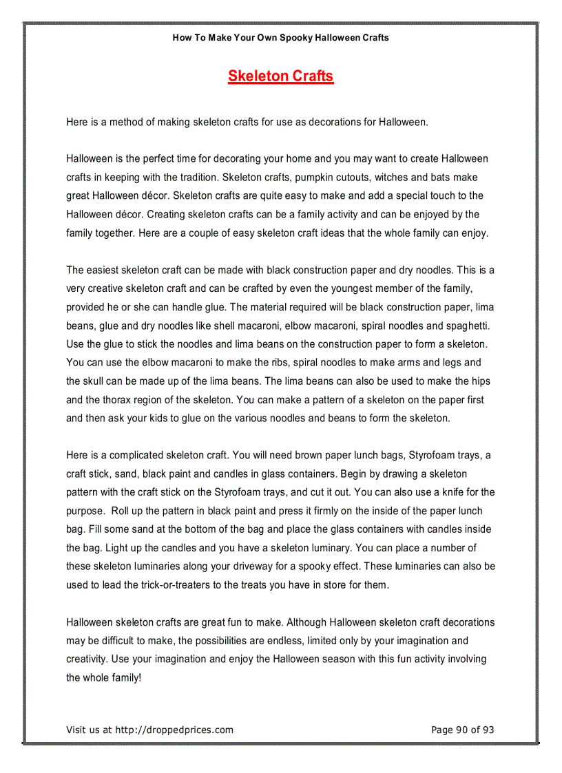 image for page How To Make Halloween Crafts