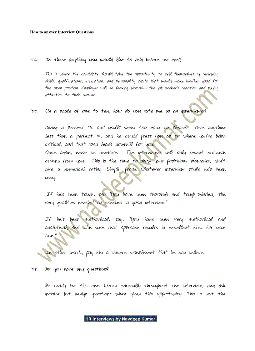 image for page HR Interviews for Freshers by Navdeep Kumar