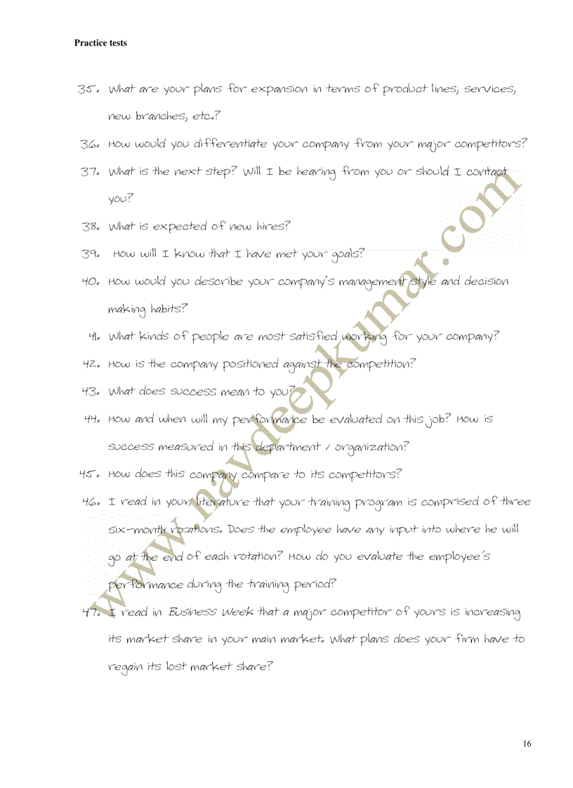 image for page HR Interviews for Freshers by Navdeep Kumar