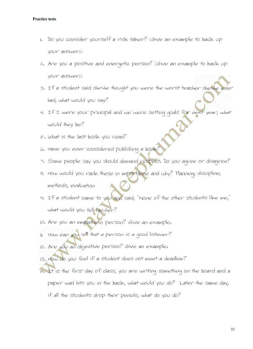 image for page HR Interviews for Freshers by Navdeep Kumar