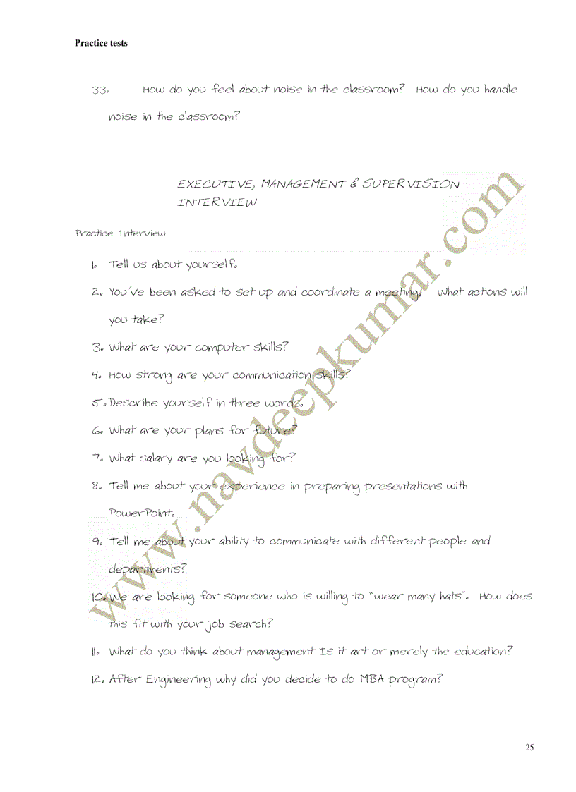 image for page HR Interviews for Freshers by Navdeep Kumar