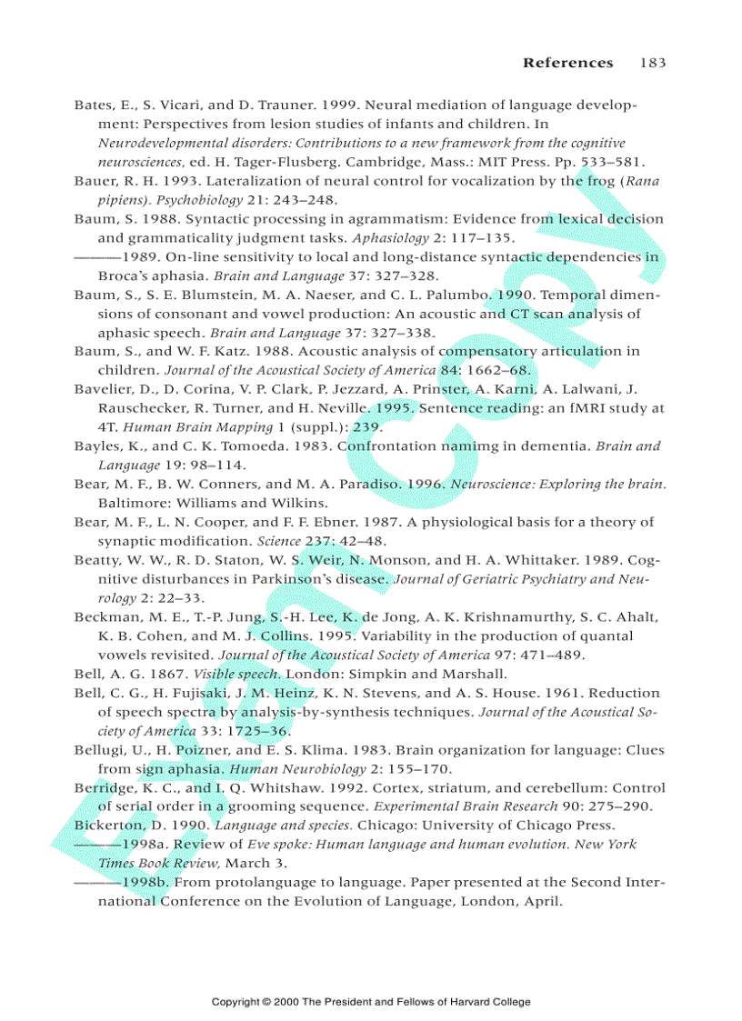 image for page Human Language and Our Reptilian Brain