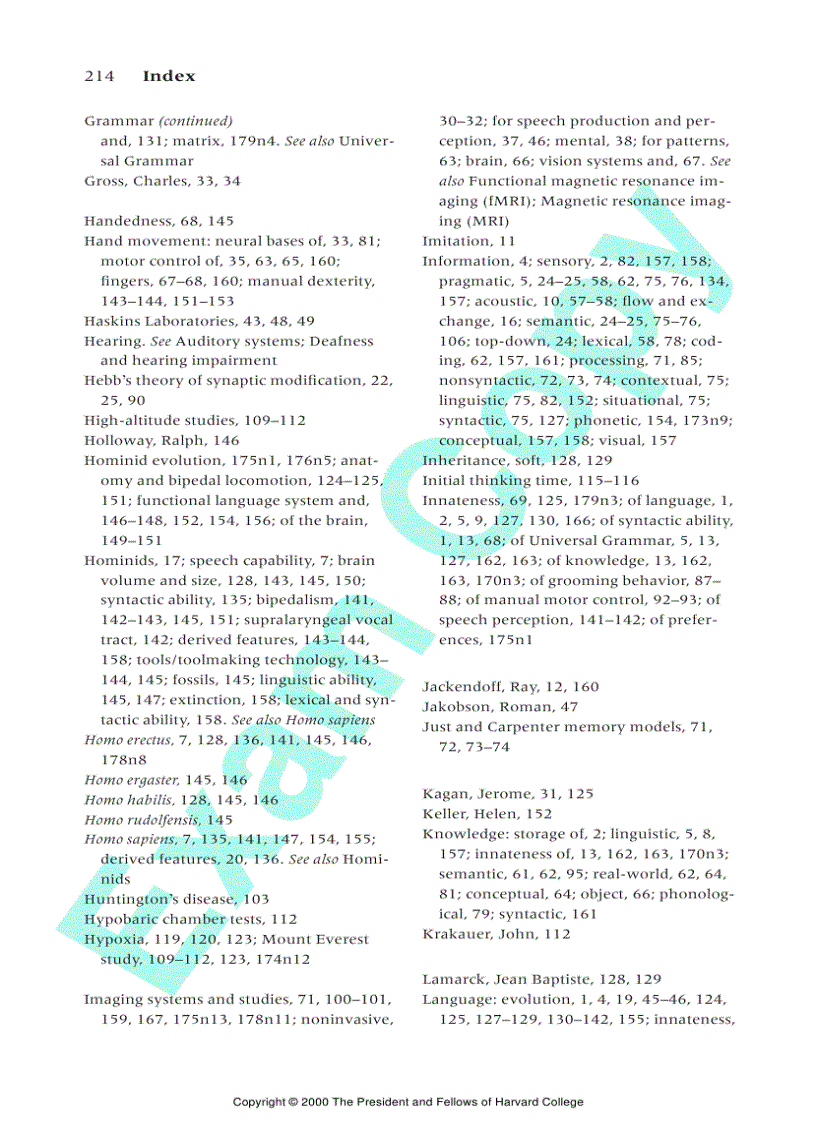 image for page Human Language and Our Reptilian Brain