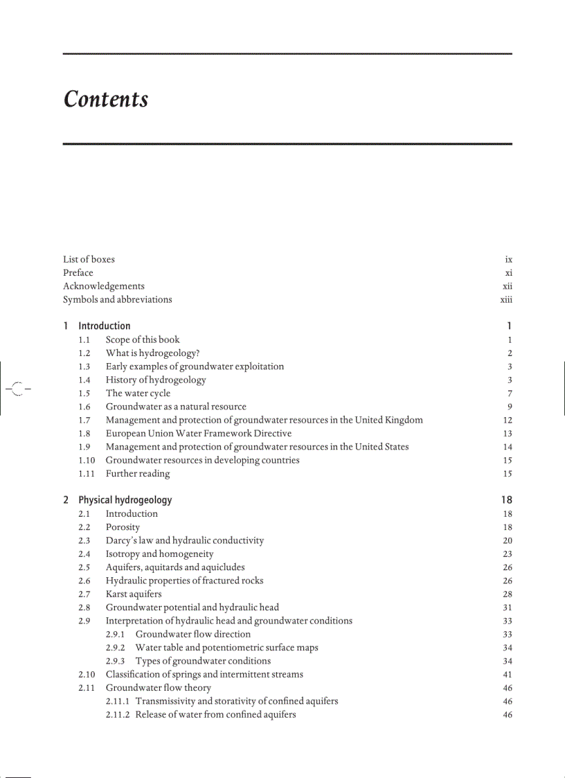 image for page Hydrogeology Principles and Practice