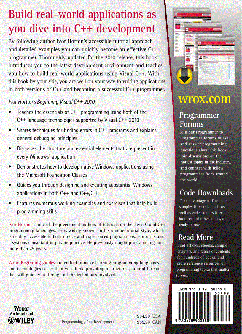 image for page Ivor Horton s Beginning Visual C 2010 First Edition