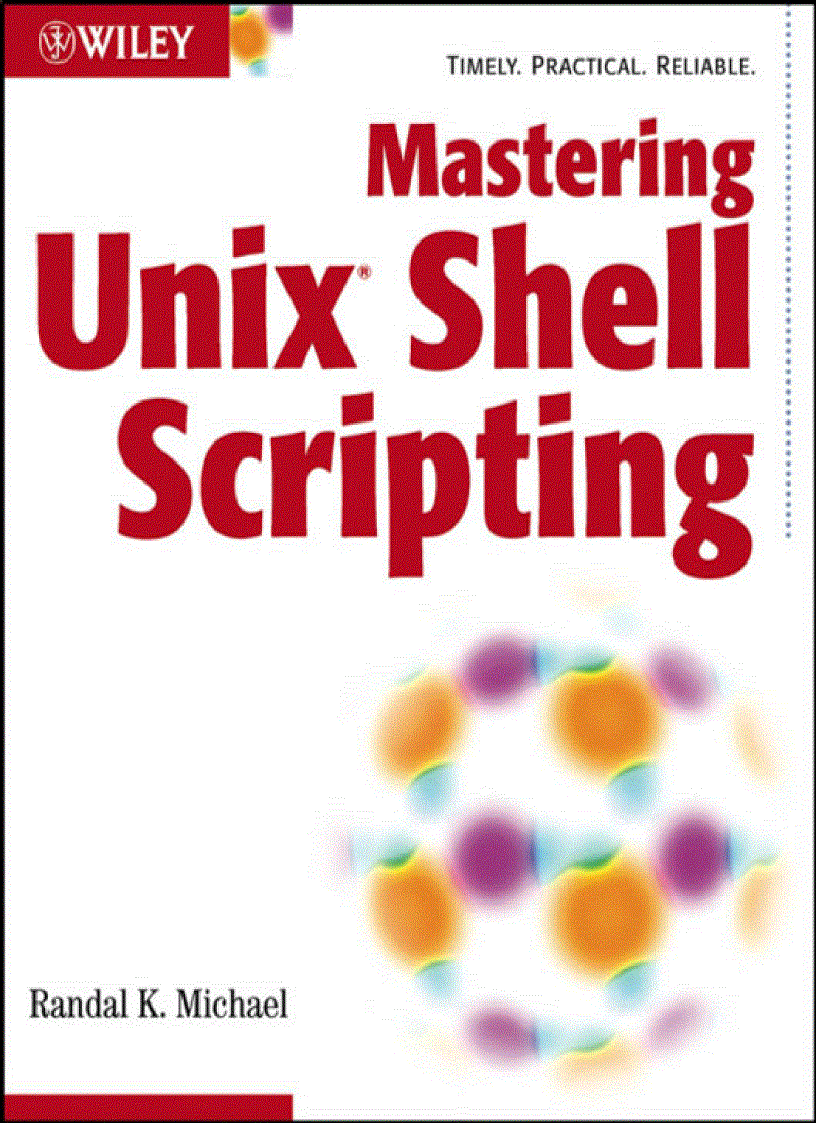 image for page Mastering Unix Shell Scripting