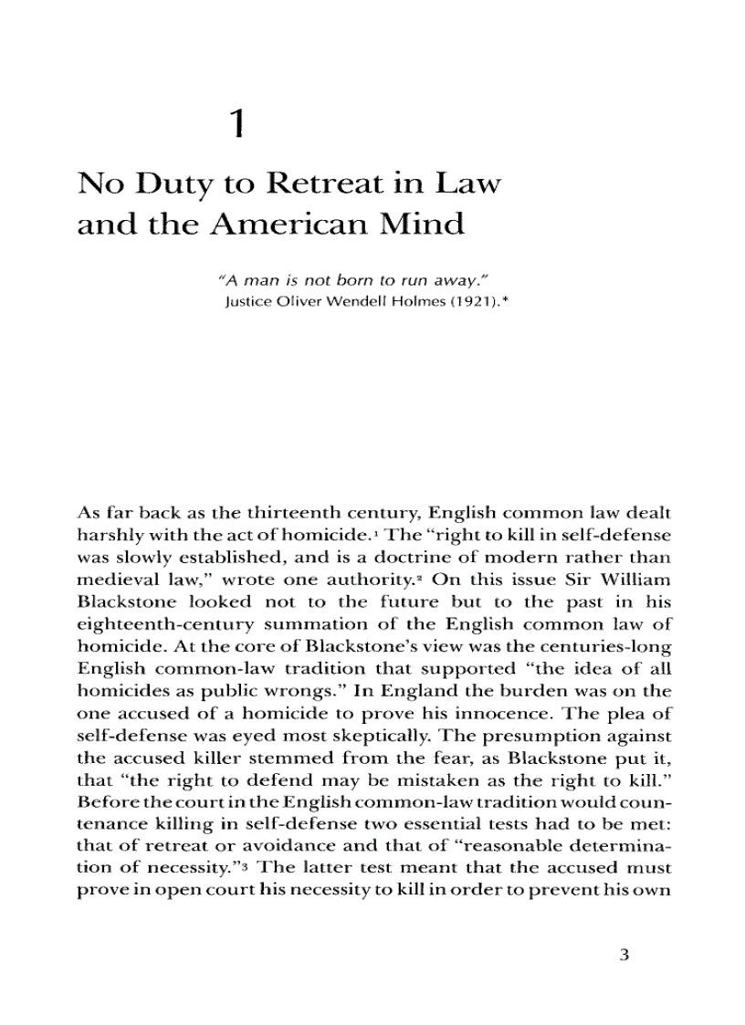 image for page No Duty to Retreat