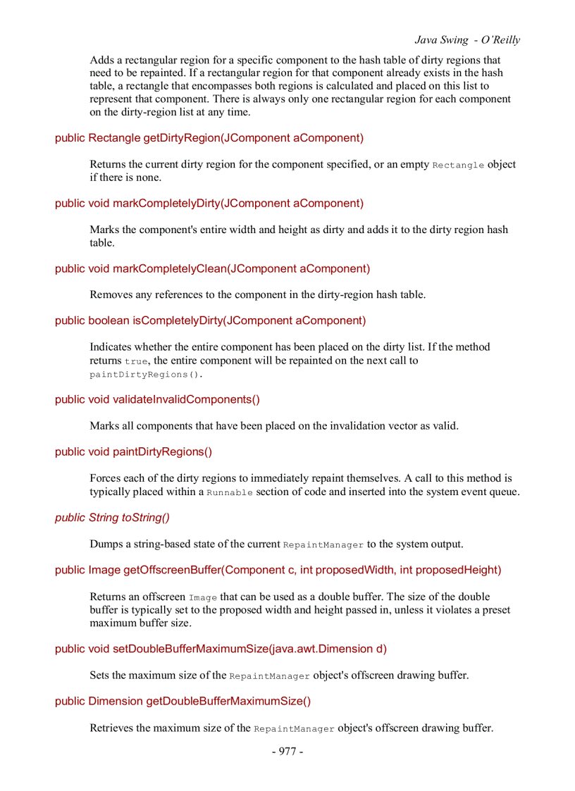 image for page O Reilly Java Swing Fisrt Edition