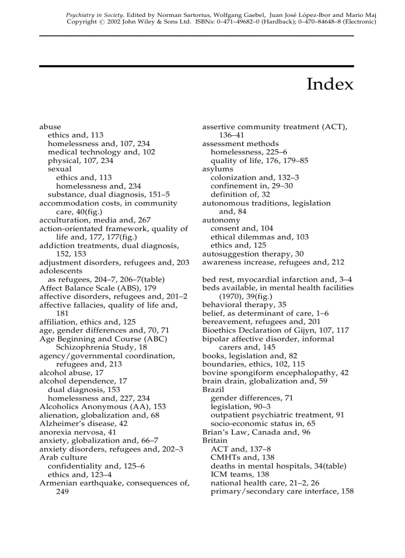 image for page Psychiatry in Society 1st Edition