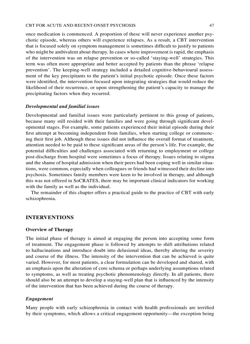 image for page Psychological Interventions in Early Psychosis