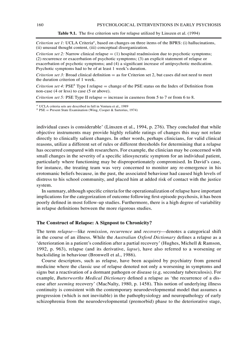 image for page Psychological Interventions in Early Psychosis