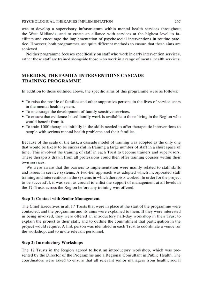 image for page Psychological Interventions in Early Psychosis