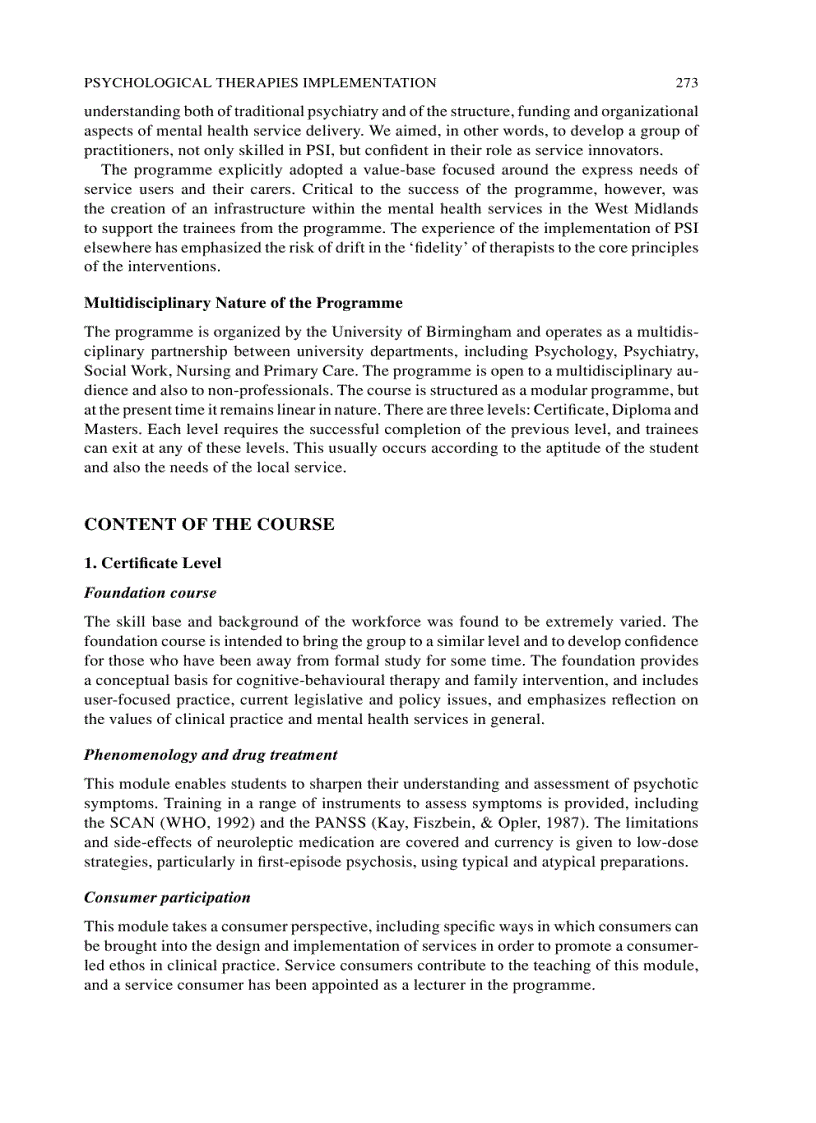 image for page Psychological Interventions in Early Psychosis