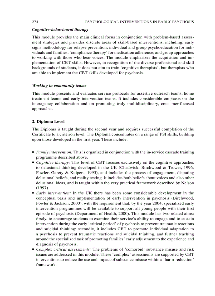 image for page Psychological Interventions in Early Psychosis