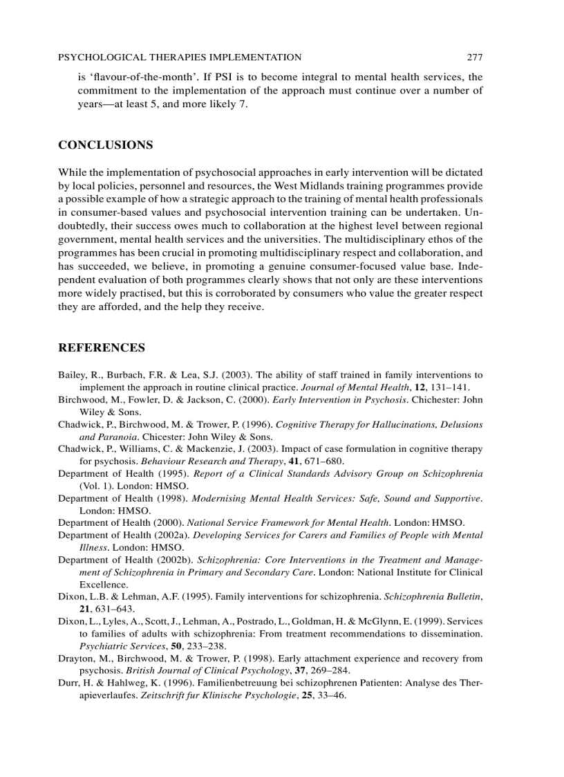 image for page Psychological Interventions in Early Psychosis