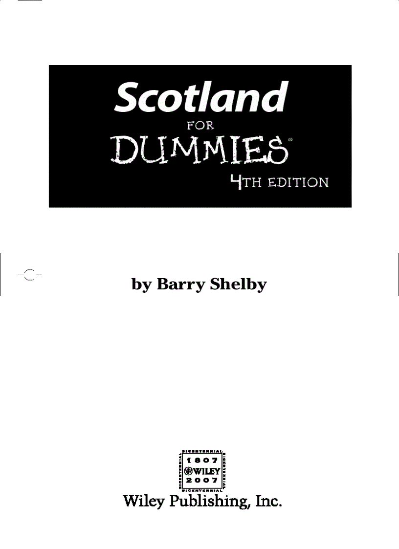 image for page Scotland for Dummies
