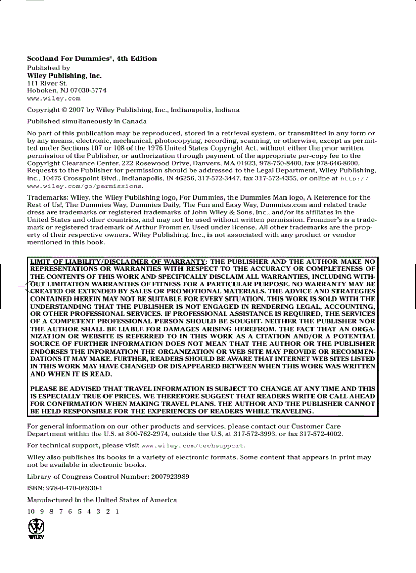 image for page Scotland for Dummies