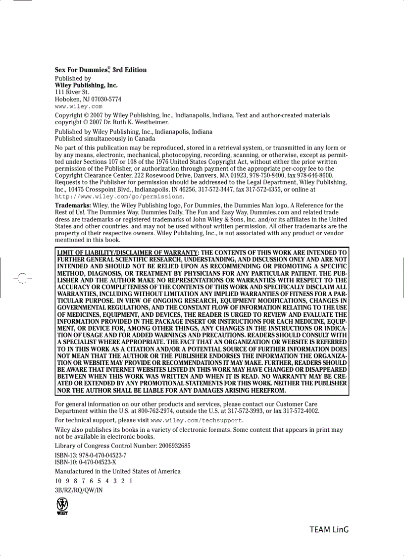 image for page Sex For Dummies