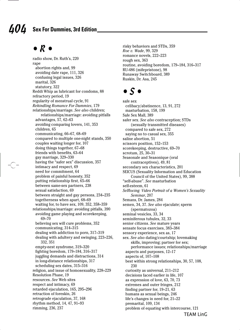 image for page Sex For Dummies