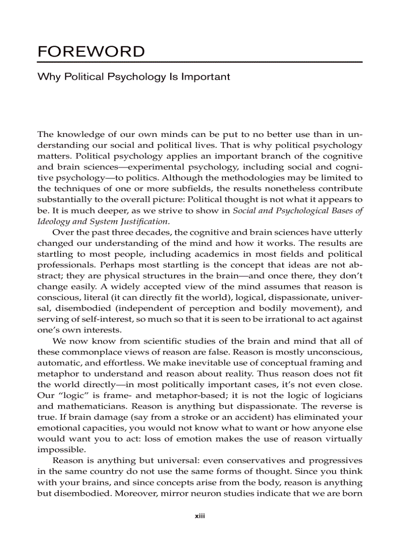 image for page Social and Psychological Bases of Ideology and System Justification