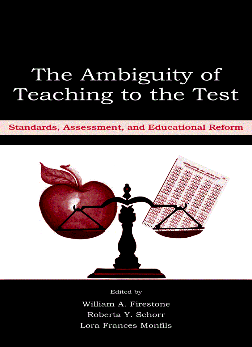 image for page The Ambiguity of Teaching to the Test