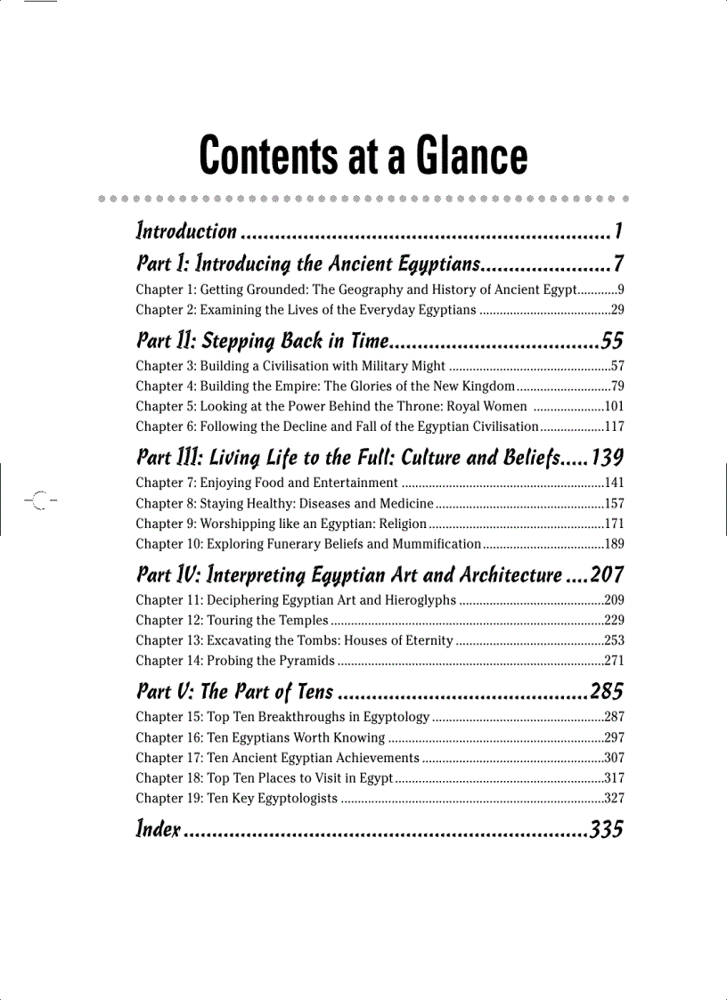 image for page The Ancient Egyptians For Dummies