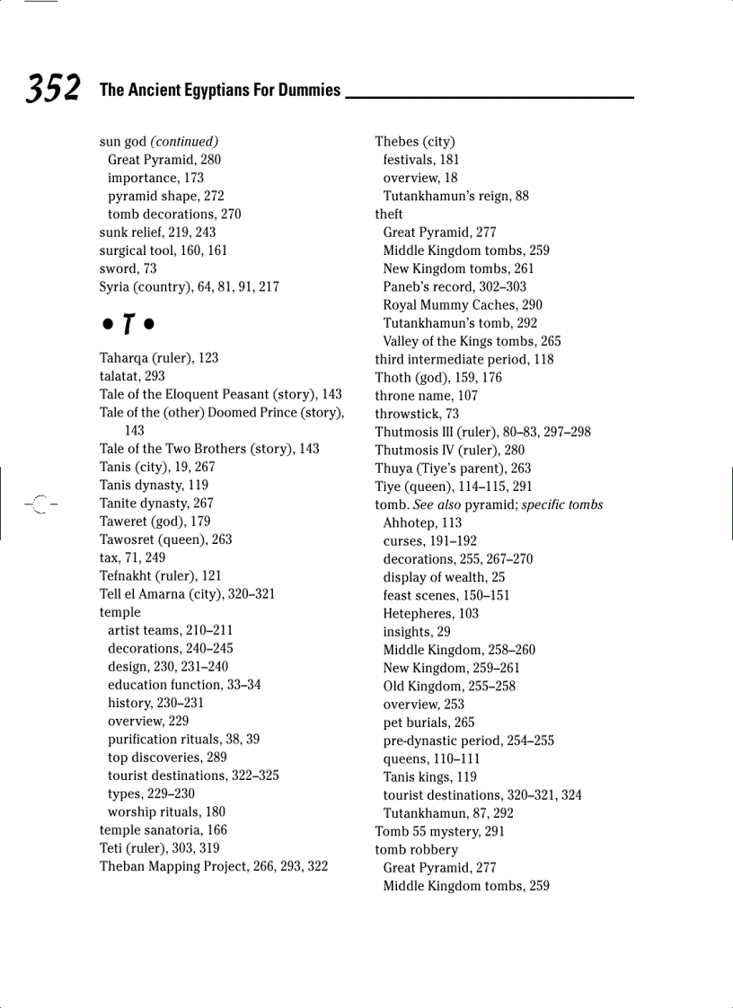 image for page The Ancient Egyptians For Dummies