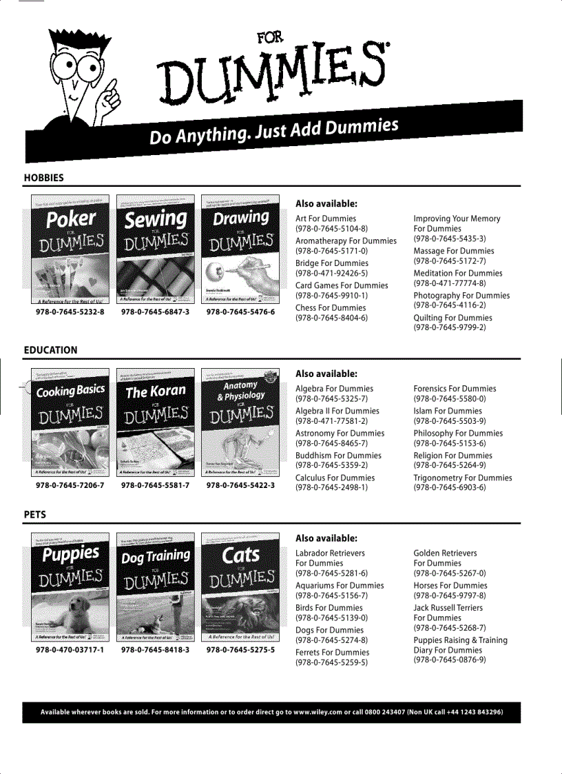 image for page The Ancient Egyptians For Dummies