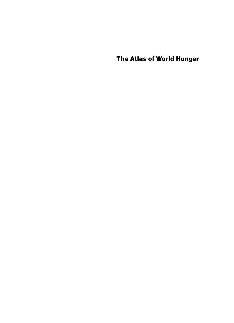 image for page The Atlas of World Hunger 1st Edition