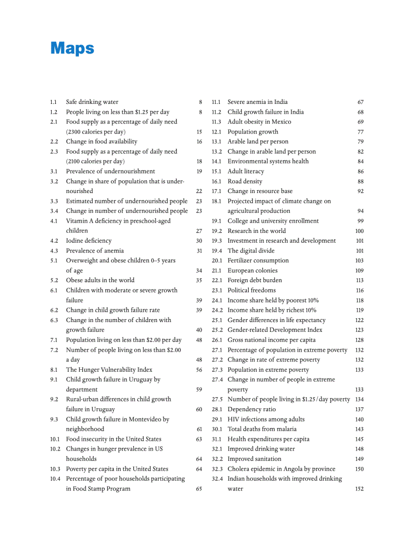 image for page The Atlas of World Hunger 1st Edition