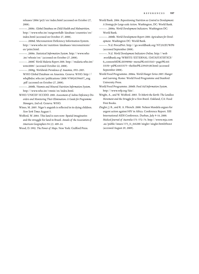 image for page The Atlas of World Hunger 1st Edition