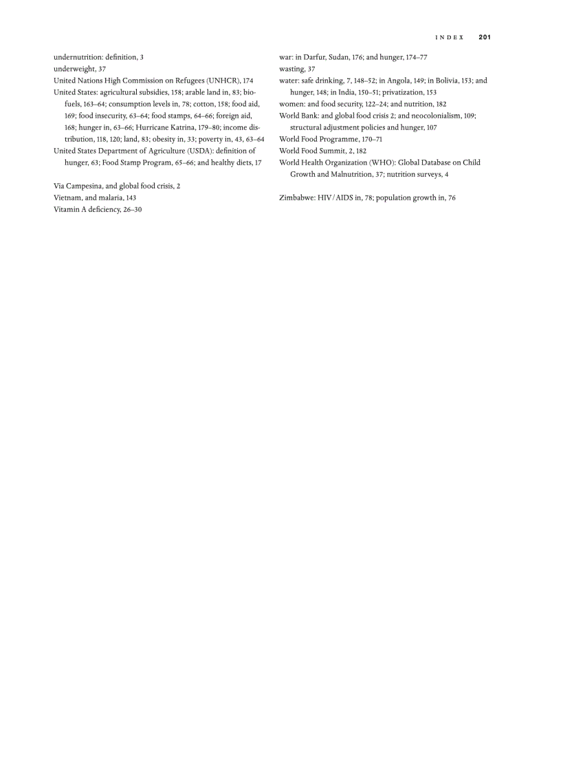 image for page The Atlas of World Hunger 1st Edition