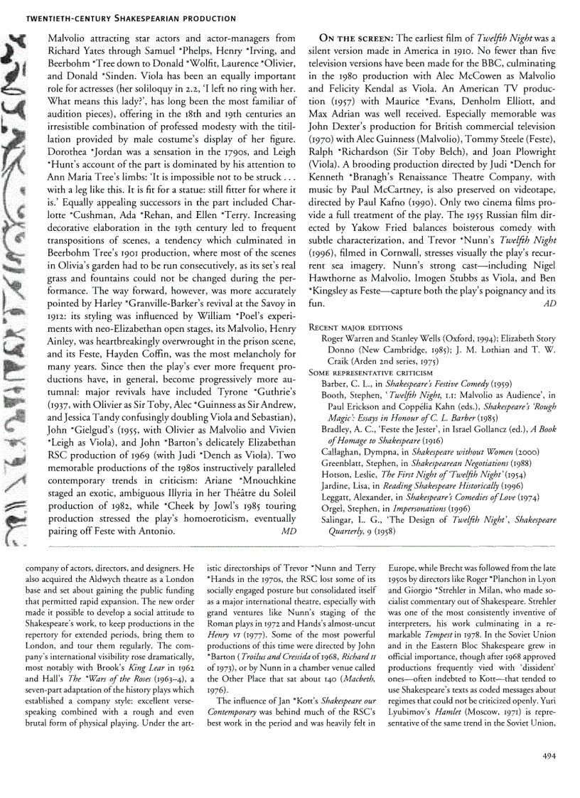 image for page The Oxford Companion to Shakespeare