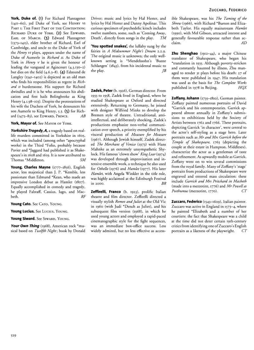 image for page The Oxford Companion to Shakespeare