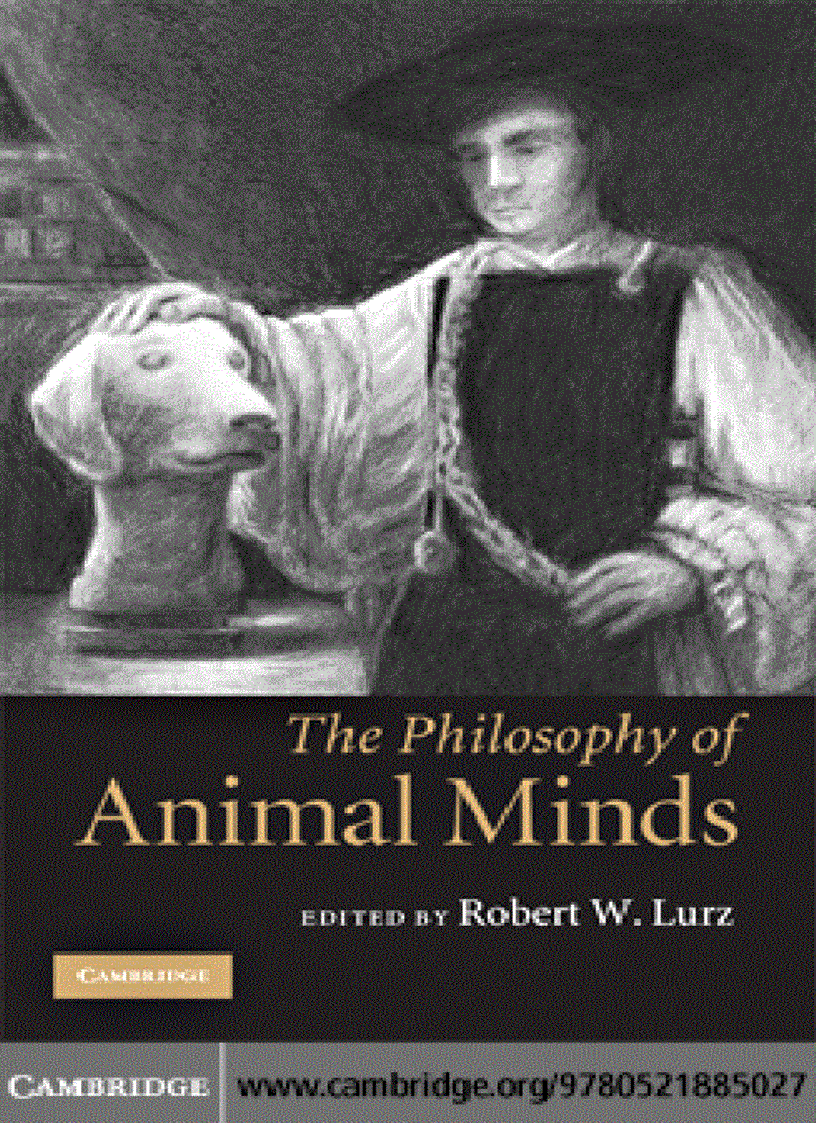 image for page The Philosophy of Animal Minds