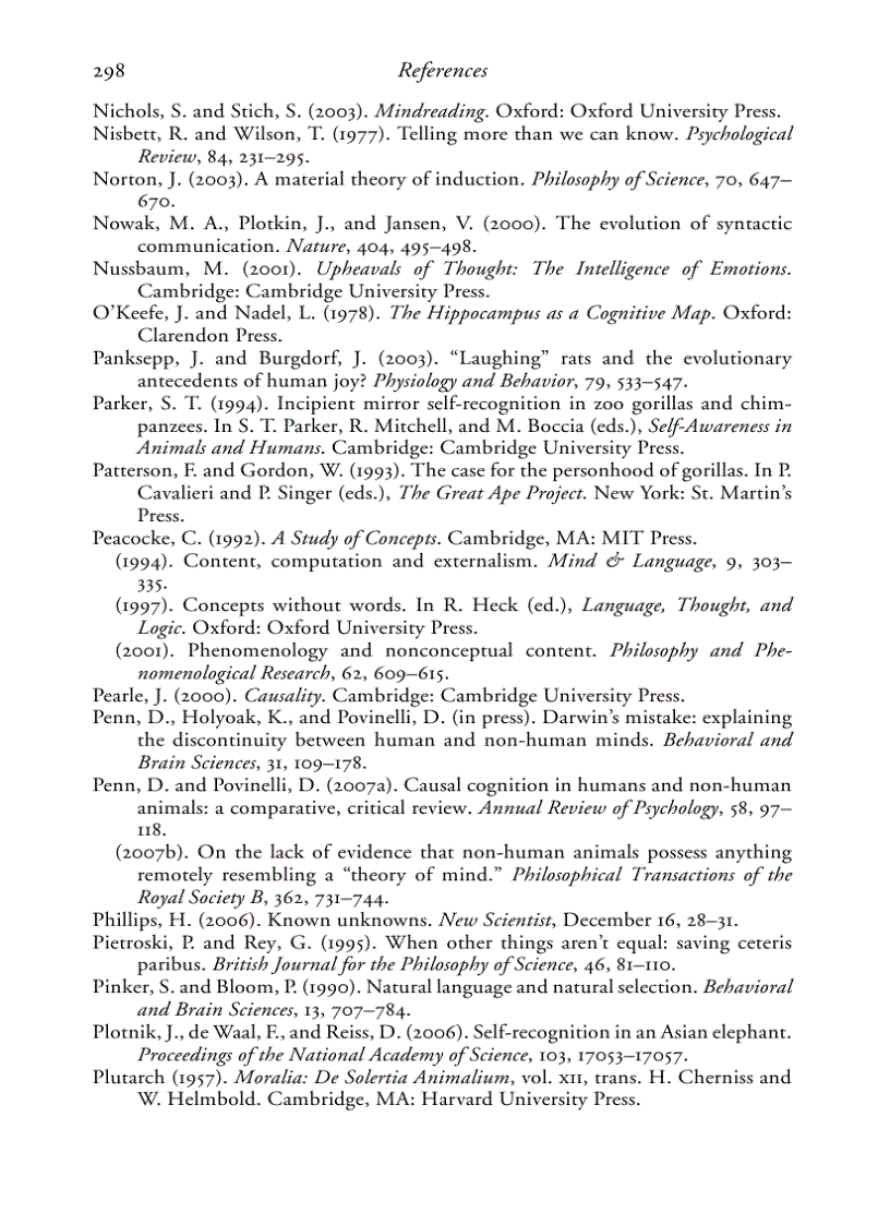 image for page The Philosophy of Animal Minds