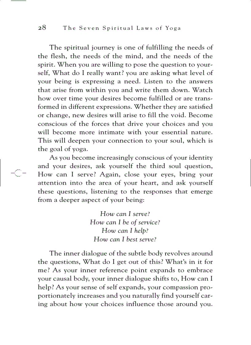 image for page The Seven Spiritual Laws of Yoga