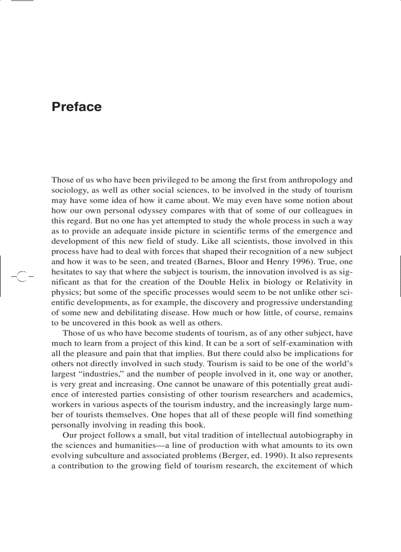 image for page The Study of Tourism