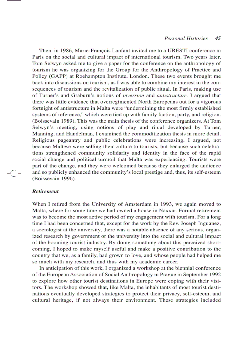 image for page The Study of Tourism