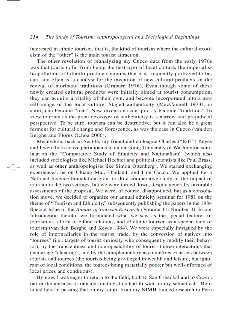 image for page The Study of Tourism