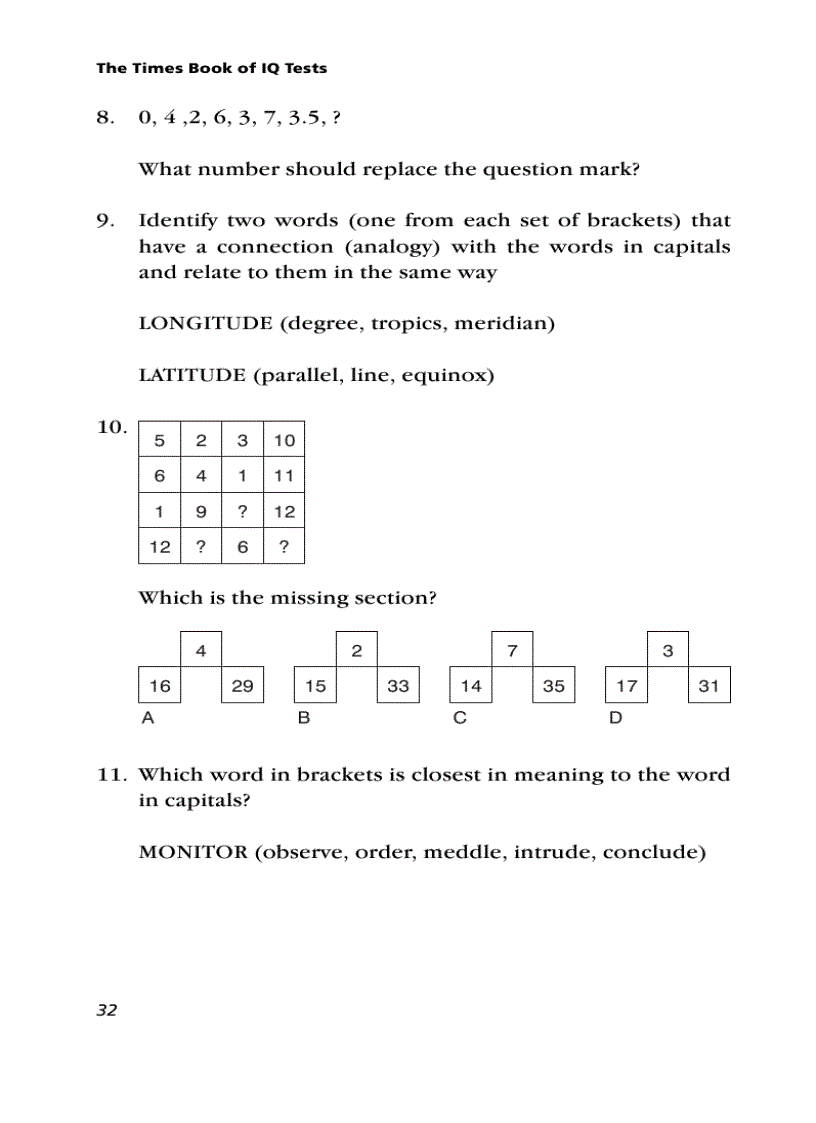 image for page The Untimate IQ Tests Book