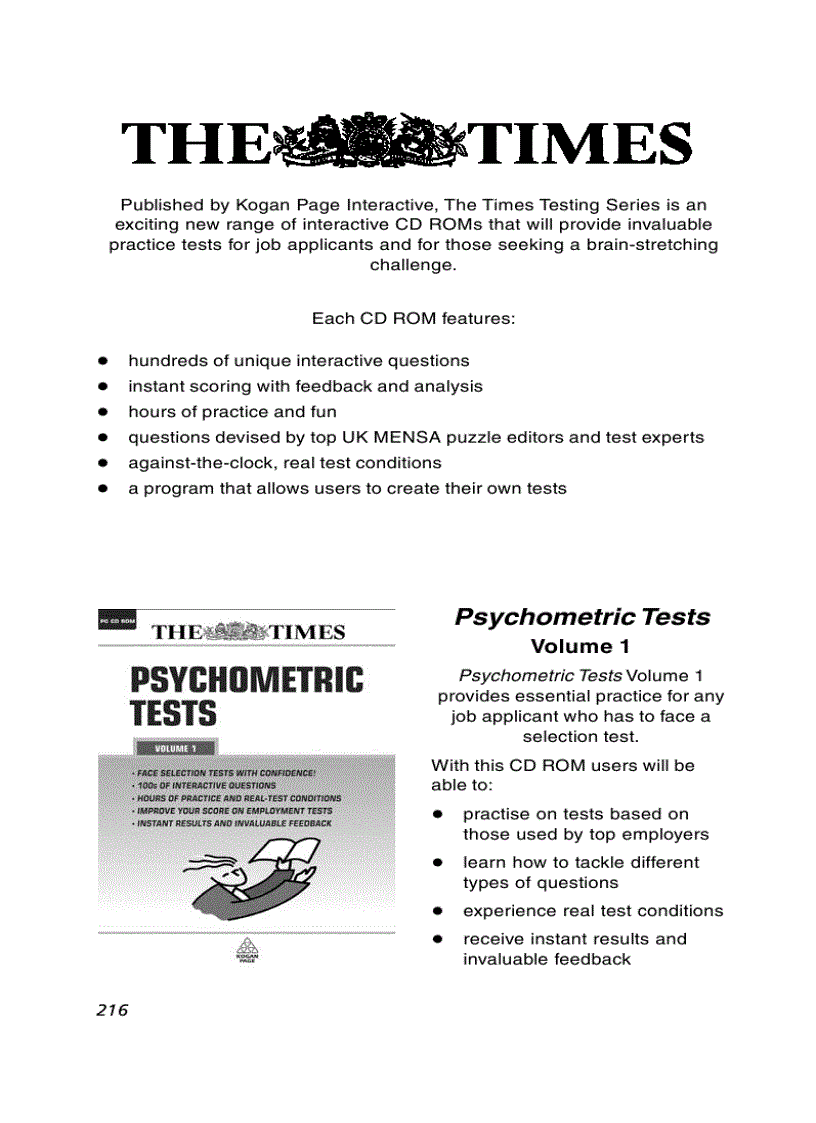 image for page The Untimate IQ Tests Book