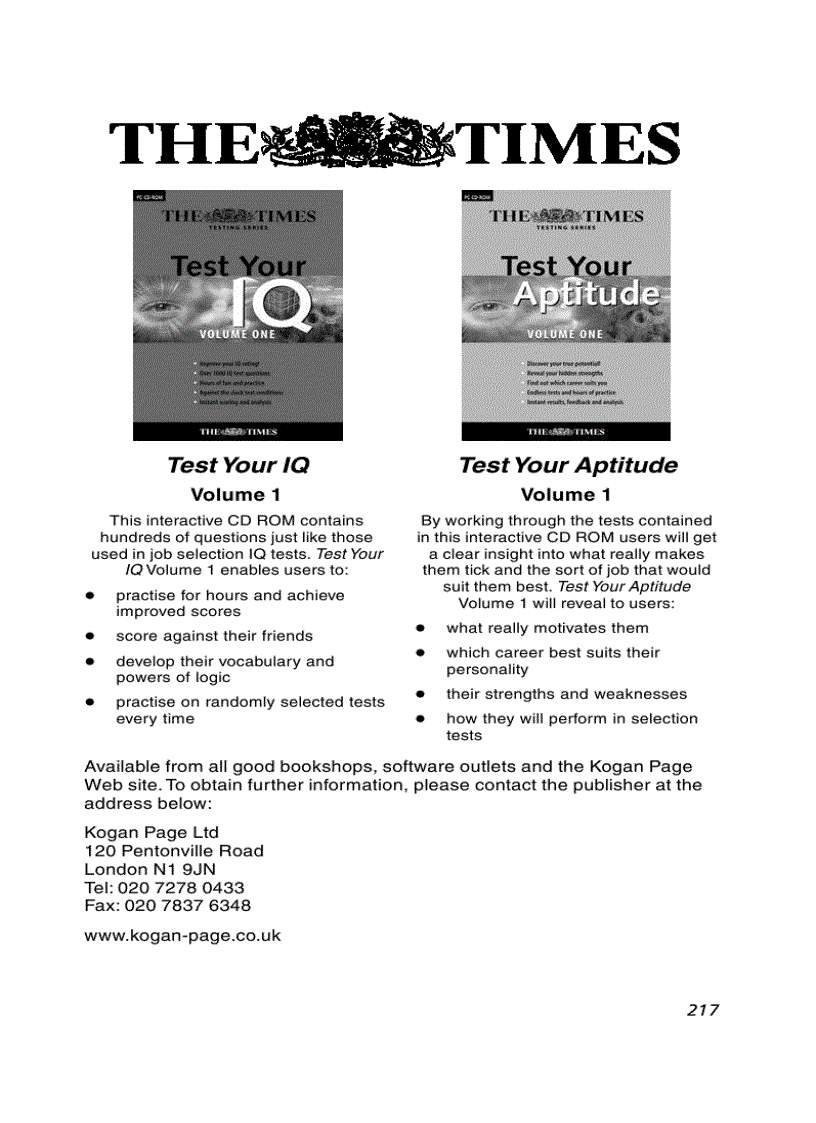 image for page The Untimate IQ Tests Book