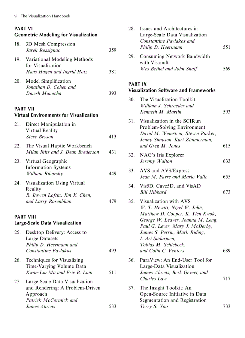 image for page The Visualization Handbook 1st Edition