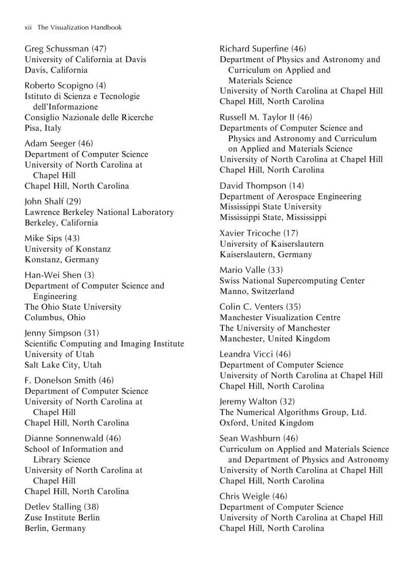 image for page The Visualization Handbook 1st Edition