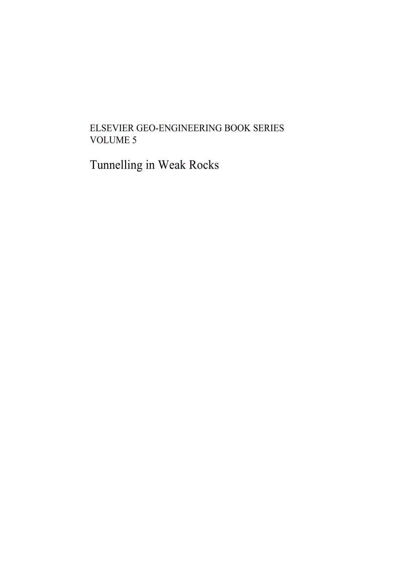 image for page Tunneling in Weak Rock
