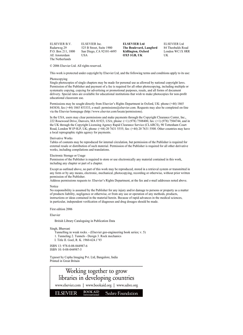 image for page Tunneling in Weak Rock