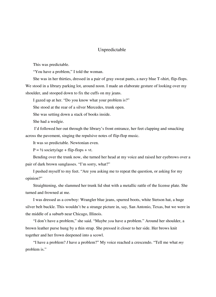 image for page Unpredictable