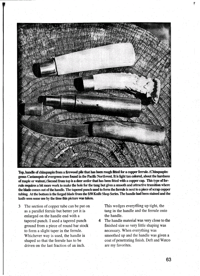 image for page Wayne Goddards 50 Knife Shop